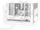 Fig. 01 - Storage media cartridge handling apparatus with up-down drive arrangement disengageable with accessor carriage