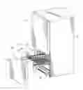 Fig. 01 - Rack and pinion refrigerator storage system