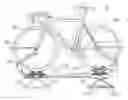 Fig. 01 - Support for supporting a bicycle used as an exerciser