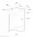 Fig. 22 - Insert with advantageous fastener configurations and end stiffness characteristics for two-piece wearable absorbent article