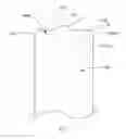 Fig. 22 - Insert with advantageous fastener configurations and end stiffness characteristics for two-piece wearable absorbent article