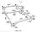 Fig. 09 - Sturdy, collapsible, telescoping bed frame