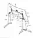 Fig. 01 - Grip latch and hinge mechanism for a flip table