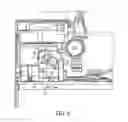Fig. 08 - Shredder with rotatable device for moving shredded materials adjacent the outlet