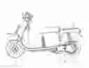 Fig. 01 - MOLDED MOTOR AND MOBILE BODY THEREWITH