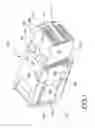 Fig. 02 - Shield with integrated mating connector guides