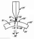 Fig. 01 - Method of compensation for a fluid cutting apparatus