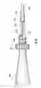 Fig. 09 - Catheter assembly with prosthesis crimping and prosthesis retaining accessories