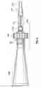 Fig. 22 - Catheter assembly with prosthesis crimping and prosthesis retaining accessories