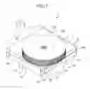 Fig. 02 - Disk cartridge with internal rotatable locking mechanism
