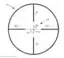 Fig. 01 - Multi-color reticle for ballistic aiming