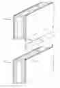 Fig. 01 - Modular form for building a preinsulated, roughly finished concrete wall and method of building a structure therewith