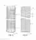 Fig. 03 - Control of grounded surface geometry in electrostatically enhanced fabric filters