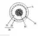 Fig. 01 - Superparamagnetic cluster-nano particles-porous composite bead and fabrication method thereof