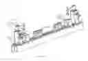 Fig. 02 - Positioning and pressing device, pressing device and tool for auxiliary machining of motor train underframe