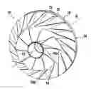 Fig. 01 - Erosion indicator for a compressor wheel