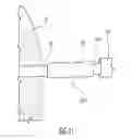 Fig. 13 - Deployment instrument for closure device for percutaneously sealing punctures