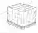 Fig. 01 - Apparatus for the multiple fixation of goods on a pallet