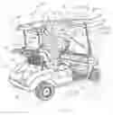 Fig. 02 - SUNSHADE FOR USE WITH GOLF CARTS