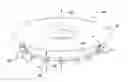Fig. 01 - Highly collimating reflector lens optic and light emitting diodes