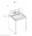 Fig. 02 - Washing machine with a suspension having a friction damper