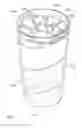 Fig. 01 - Drink container with ice flow dam