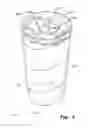Fig. 03 - Drink container with ice flow dam