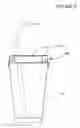 Fig. 10 - Cup lid with integrated container