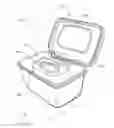 Fig. 01 - CONTAINER HAVING A LID THAT IS OPENABLE UPON APPLICATION OF A DOWNWARD FORCE