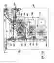 Fig. 35 - Banking transaction machine that operates responsive to data bearing records