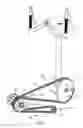 Fig. 06 - Arm powered cycle/vehicle for paraplegics