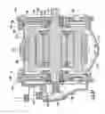Fig. 27 - Electric motor assemblies including stator and/or rotor cooling
