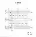 Fig. 18 - Touch sensible display device having reduced number of image data lines
