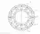 Fig. 01 - Sprockets made of two materials with half holes on the edge of central portion