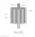 Fig. 80 - MICROFLUIDIC DEVICE WITH NUCLEIC ACID AMPLIFICATION CHAMBER HEATER BONDED TO CHAMBER INTERIOR