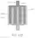 Fig. 80 - MICROFLUIDIC DEVICE WITH ELECTROCHEMILUMINESCENT PROBES AND PHOTOSENSOR WITH LARGE ANGLE OF COLLECTION FOR PROBE EMITTTED LIGHT