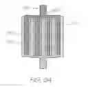 Fig. 63 - TEST MODULE WITH MICROFLUIDIC DEVICE HAVING DIALYSIS DEVICE, LOC AND INTERCONNECTING CAP