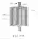 Fig. 80 - LOC DEVICE WITH HYBRIDIZATION CHAMBERS CONTAINING PROBES FOR ELECTROCHEMILUMINESCENT DETECTION OF TARGET NUCLEIC ACID SEQUENCES IN A FLUID AND CALIBRATION CHAMBER CONTAINING PROBES SEALED FROM THE FLUID