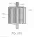 Fig. 80 - LOC DEVICE FOR DETECTING TARGET NUCLEIC ACID SEQUENCES USING ELECTROCHEMILUMINESCENT PROBES AND CALIBRATION PROBES WITH DETECTION PHOTOSENSORS AND CALIBRATION PHOTOSENSORS