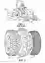 Fig. 02 - Tire replacement system for four-wheel-drive compact tractor