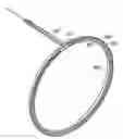 Fig. 01 - Gasket for inductive coupling between wired drill pipe