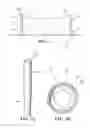 Fig. 02 - Post anchor extension for a horizontal lifeline system