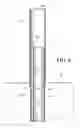 Fig. 09 - Post anchor extension for a horizontal lifeline system