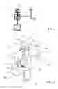 Fig. 02 - Ionization cell for a mass spectrometer, and corresponding leak detector