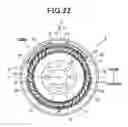 Fig. 23 - Rotary electric machine with improved cooling capability