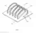 Fig. 04 - Three Dimensional Wire Bond Inductor and Transformer