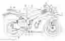 Fig. 01 - Motorcycle position lamp arrangement