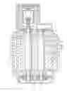 Fig. 02 - Multistage roots vacuum pump having different tip radius and meshing clearance from inlet stage to exhaust stage