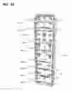 Fig. 33 - Vertical fitness apparatus and method of exercising