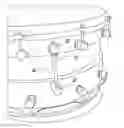 Fig. 01 - Adjustable depth snare drum